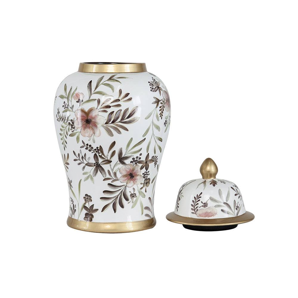 Enhabit Chantilly Ginger Jar With Lid XL - Ivory