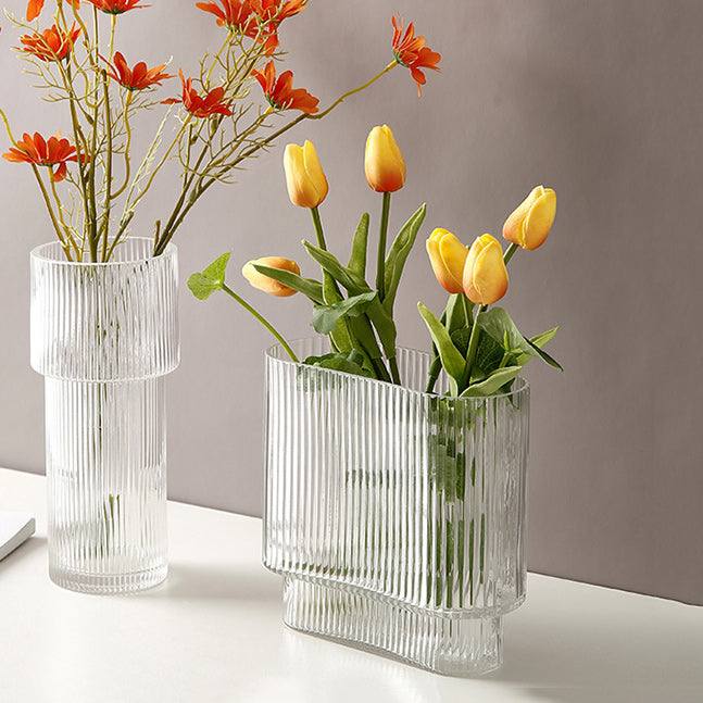 Enhabit Clear Lines Rectangular Glass Vase