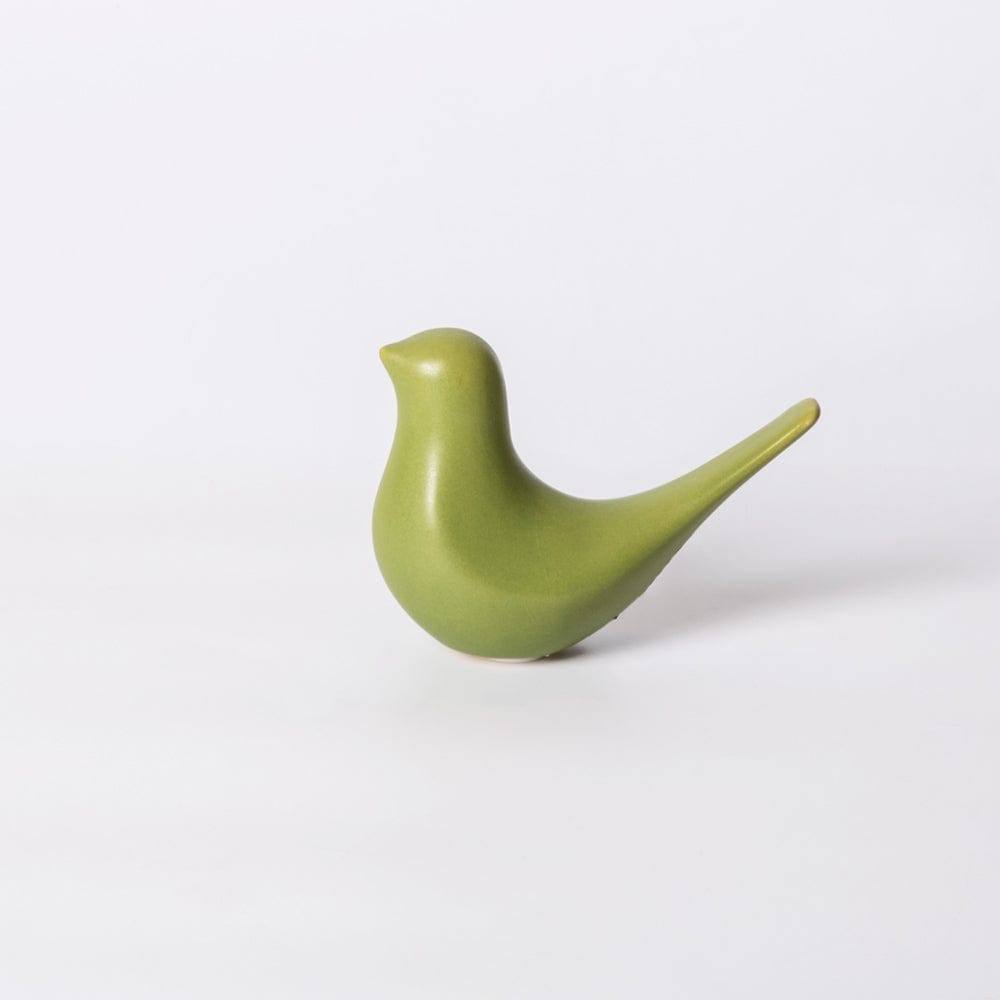 Enhabit Dove Ceramic Sculpture Small - Green