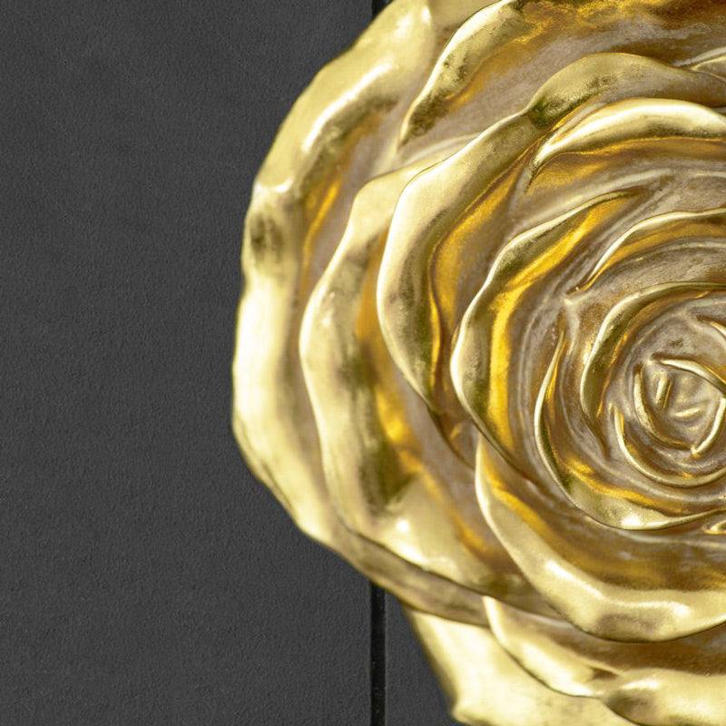 Enhabit Flower Wall Accents Small, Set of 2 - Gold