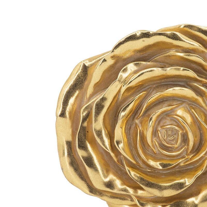Enhabit Flower Wall Accents Small, Set of 2 - Gold