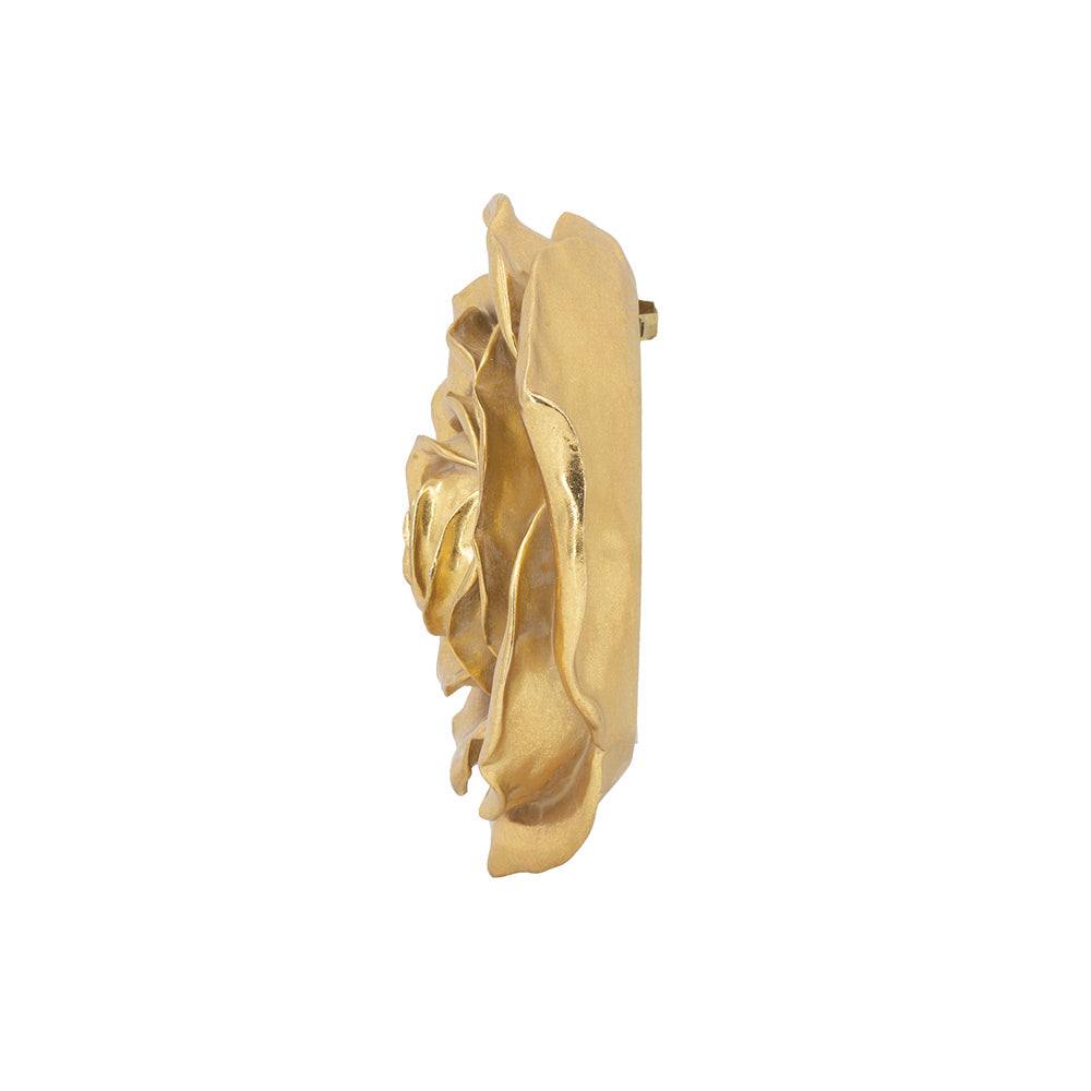 Enhabit Flower Wall Accents Small, Set of 2 - Gold