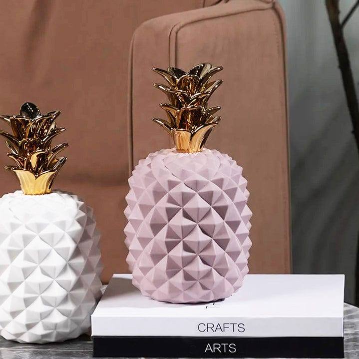 Enhabit Geometric Pineapple Accent - Pink