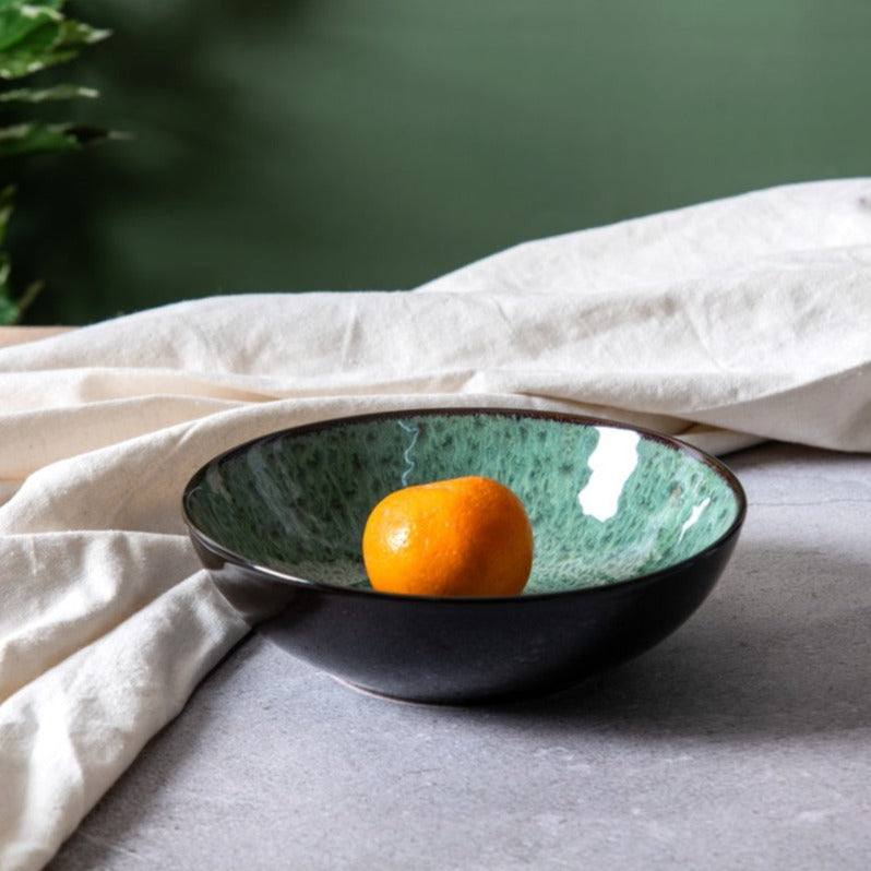 Enhabit Juniper Pasta Bowl - Basil Green