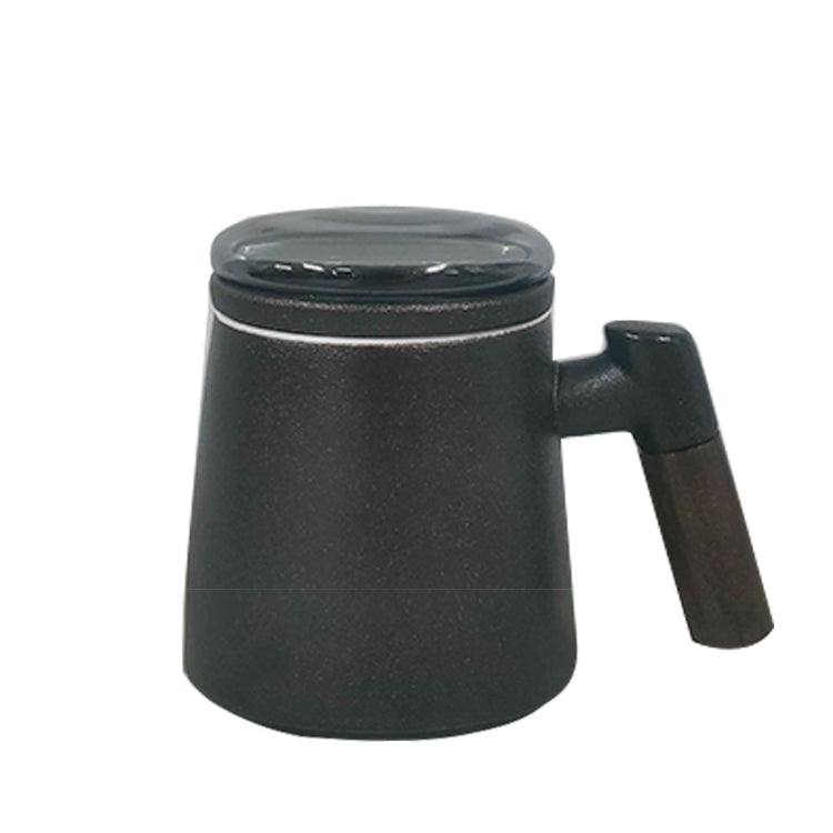 Enhabit Komo Ceramic Mug With Infuser - Slate Black