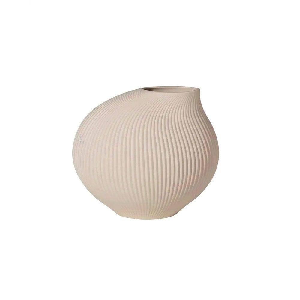 Enhabit Luna Shell Vase Small - Beige