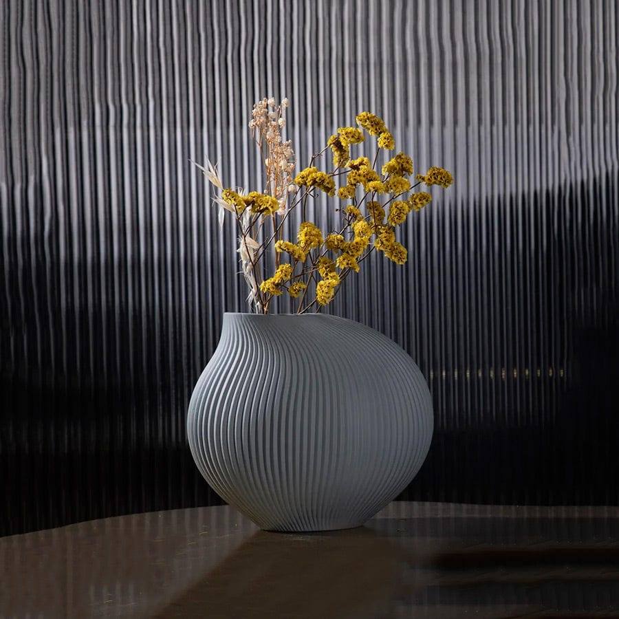 Enhabit Luna Shell Vase Small - Grey