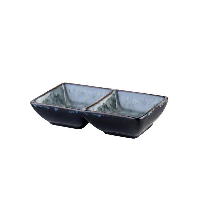 Enhabit Oasis Sectional Serving Plate - Cool Grey