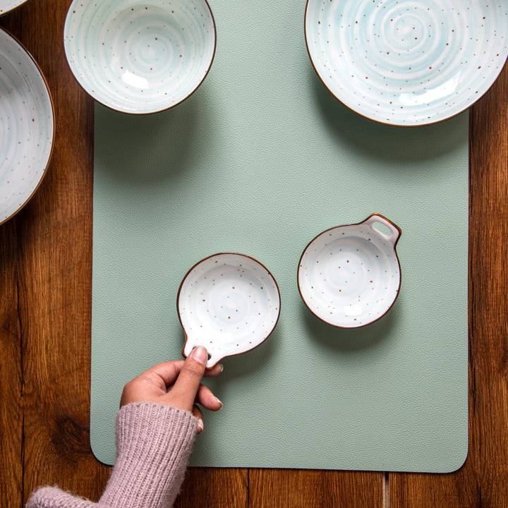 Enhabit Orion Dip Bowls, Set of 2 - Sea Green