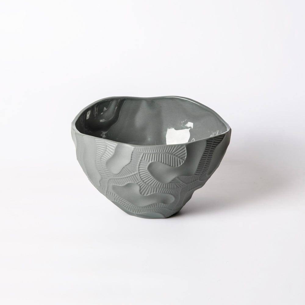 Enhabit Petra Textured Bowl - Grey