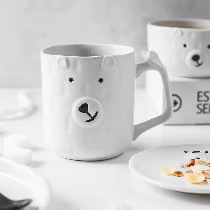 Enhabit Polar Bear Ceramic Mug - White