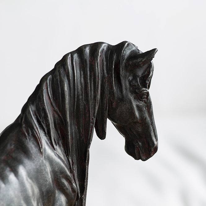 Enhabit Standing Horse Decorative Sculpture Large - Black