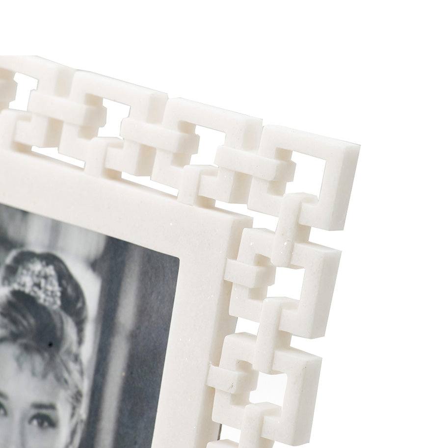 Enhabit Trellis Photo Frame Large - White