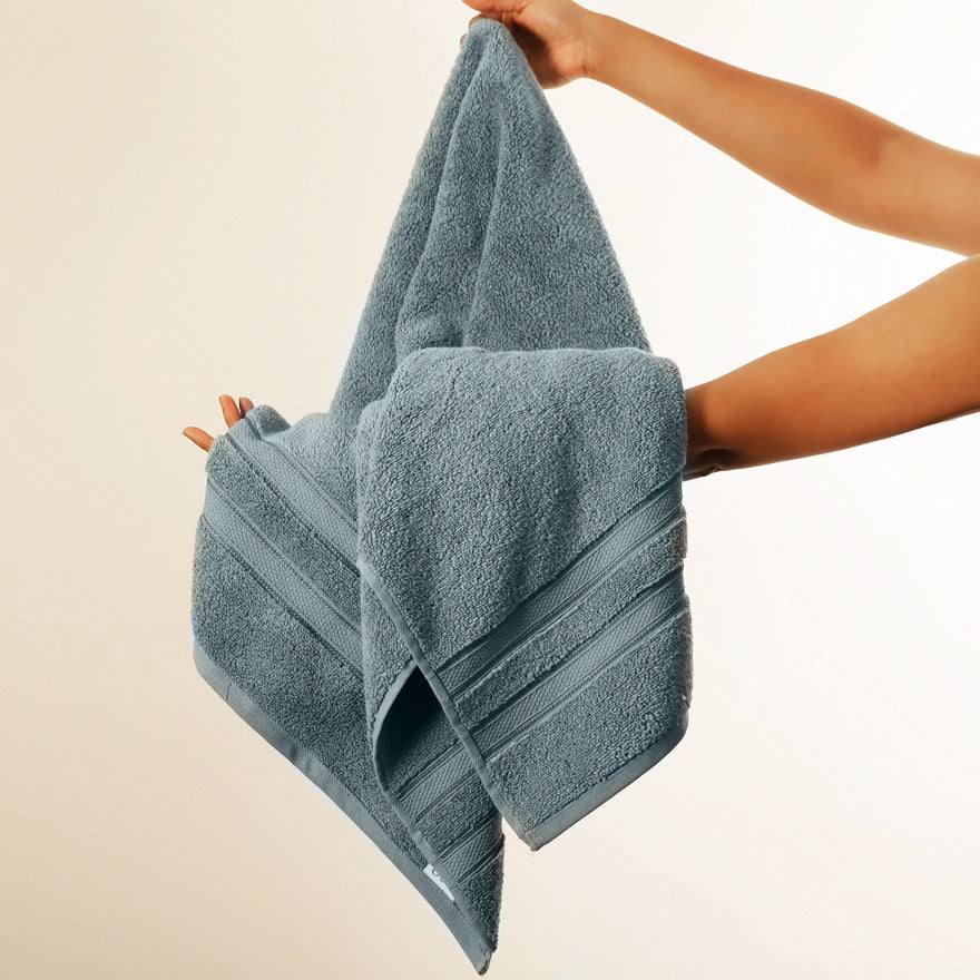 ESQ Living Atelier Egyptian Cotton Bath Towel - Blue