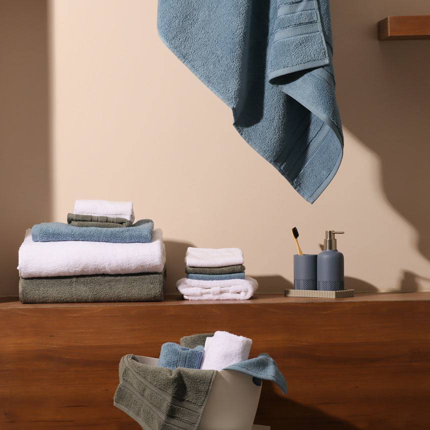 ESQ Living Atelier Egyptian Cotton Bath Towel - Dusty Olive