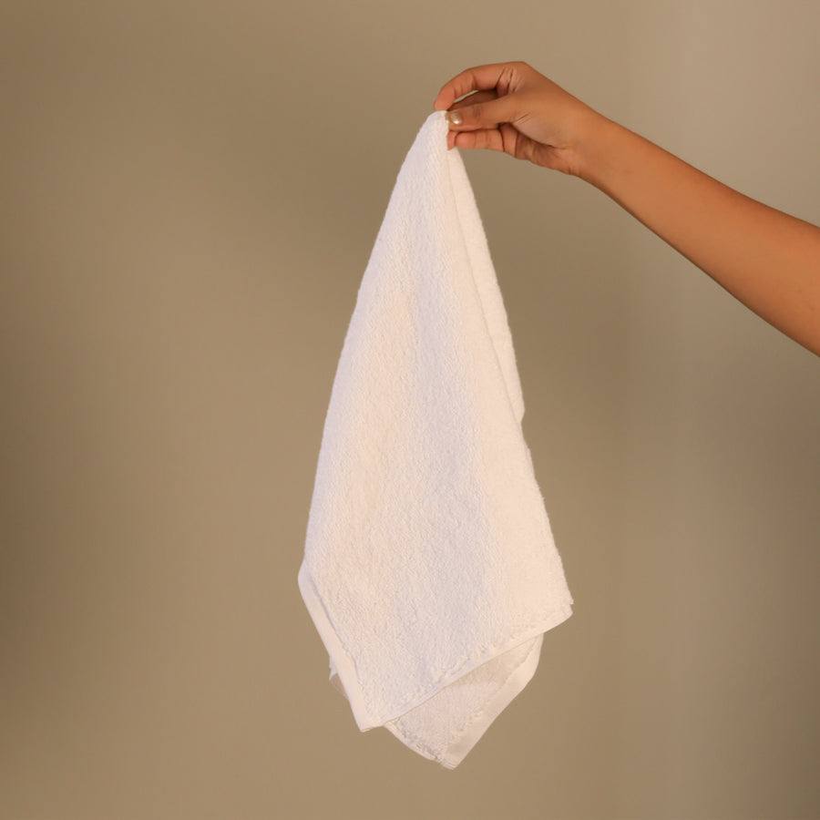 ESQ Living Atelier Egyptian Cotton Hand Towels, Set of 2 - Ivory
