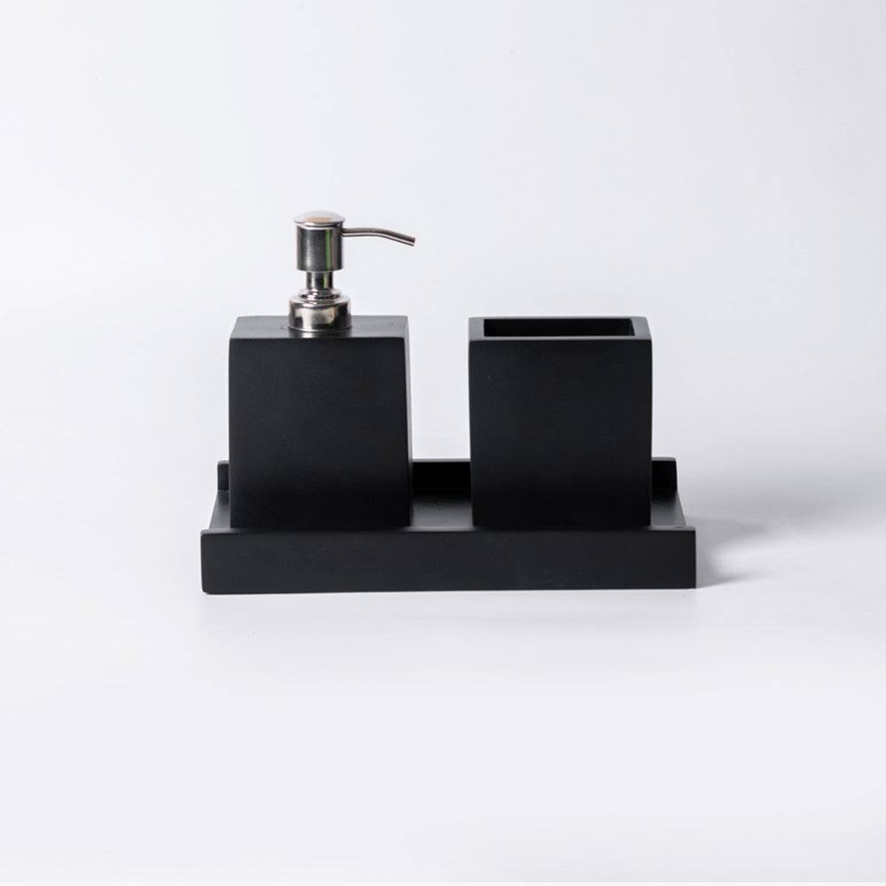 ESQ Living Baston 3-piece Bathroom Set - Matte Black