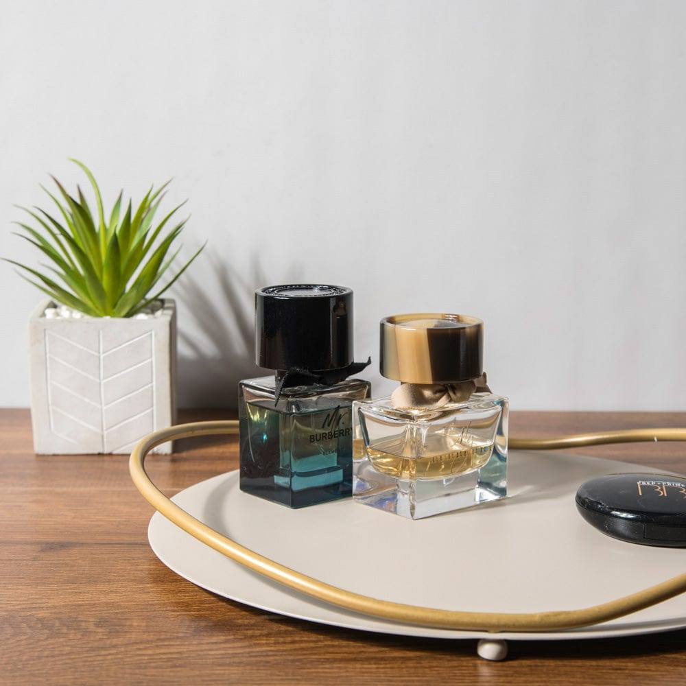 ESQ Living Cadence Vanity Tray - Taupe Gold