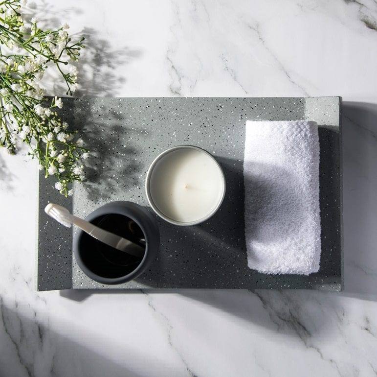 ESQ Living Flow Vanity Tray - Light Grey