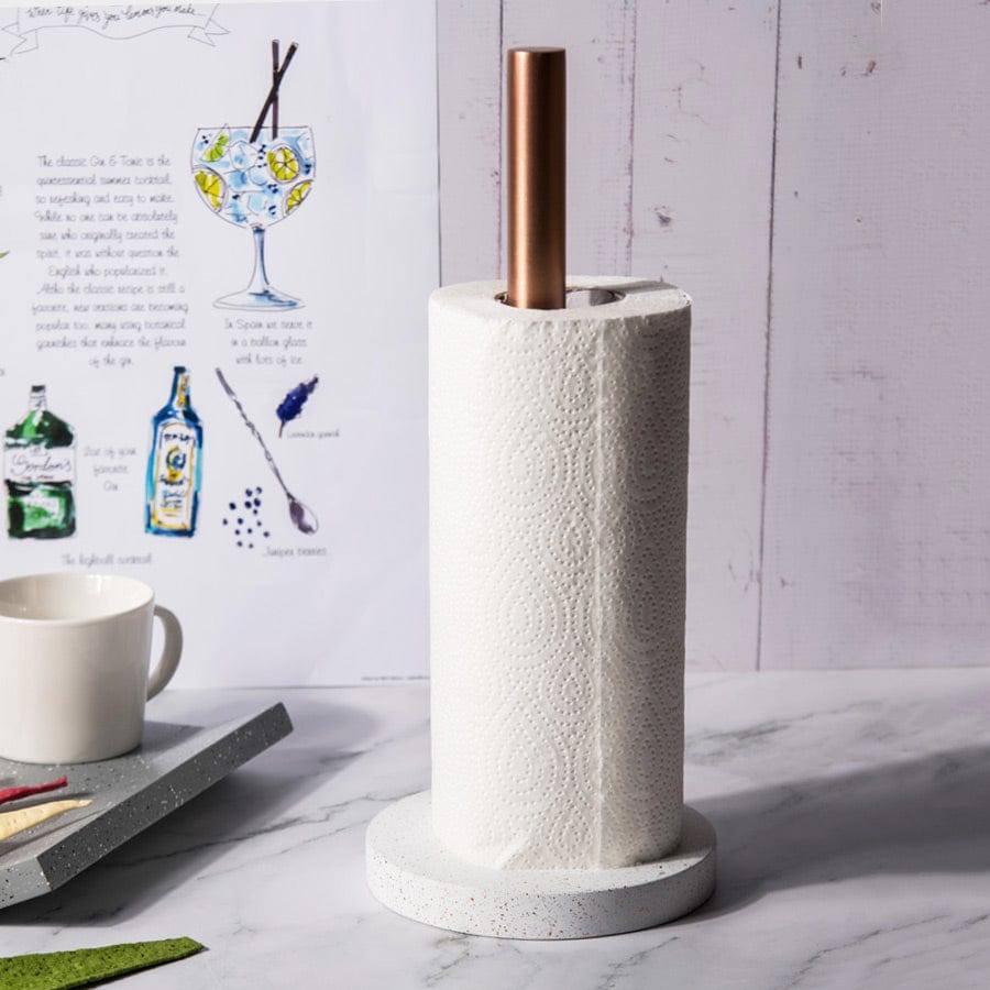 ESQ Living Fuse Paper Towel Holder - Speckled White