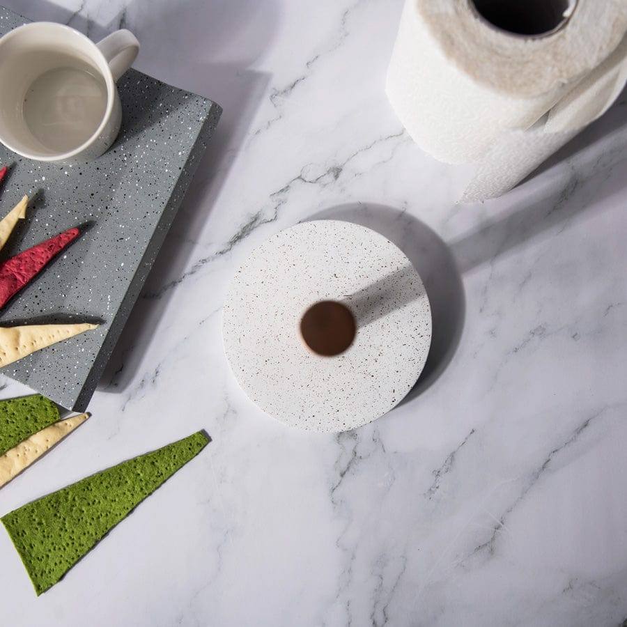 ESQ Living Fuse Paper Towel Holder - Speckled White