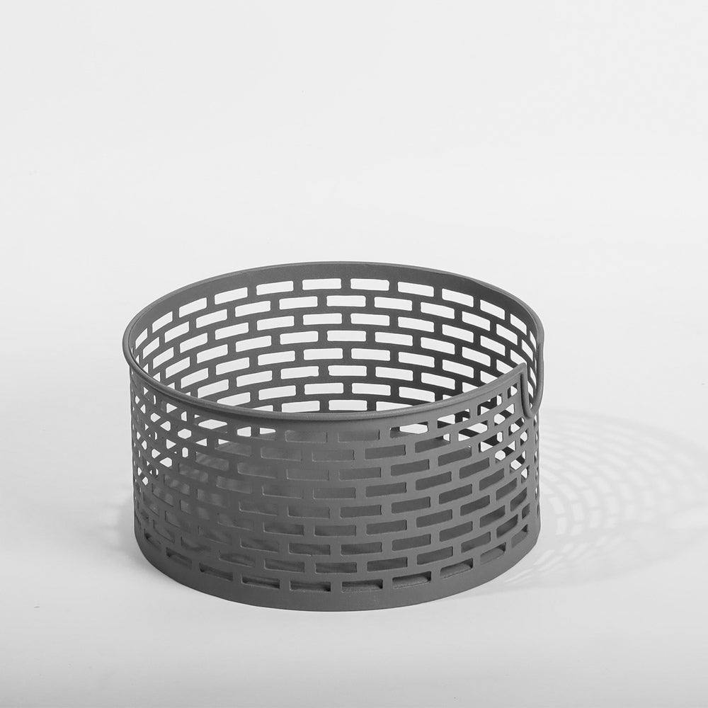 ESQ Living Lana Metal Basket Small - Grey