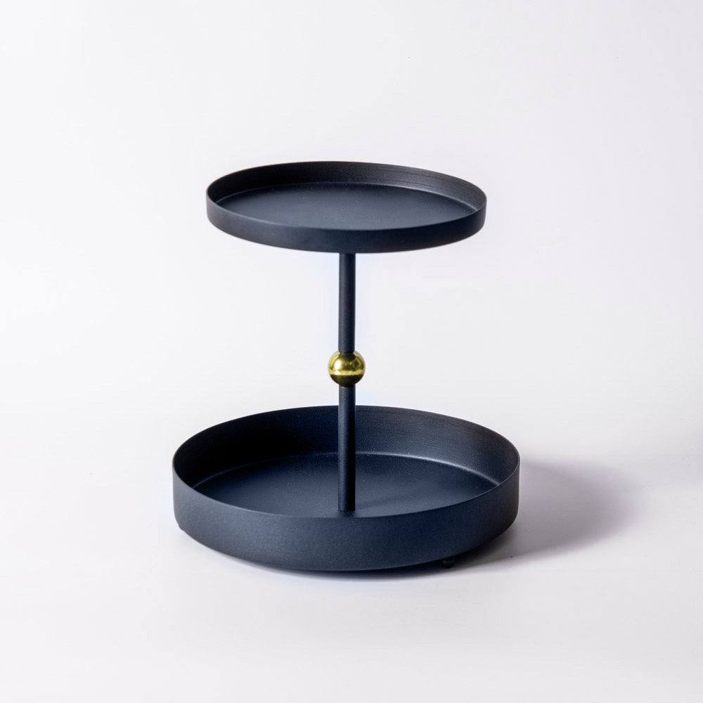 ESQ Living Liam 2-Tier Tray - Ink Blue