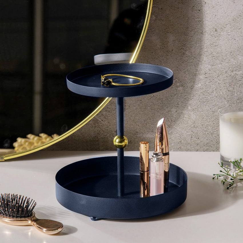 ESQ Living Liam 2-Tier Tray - Ink Blue