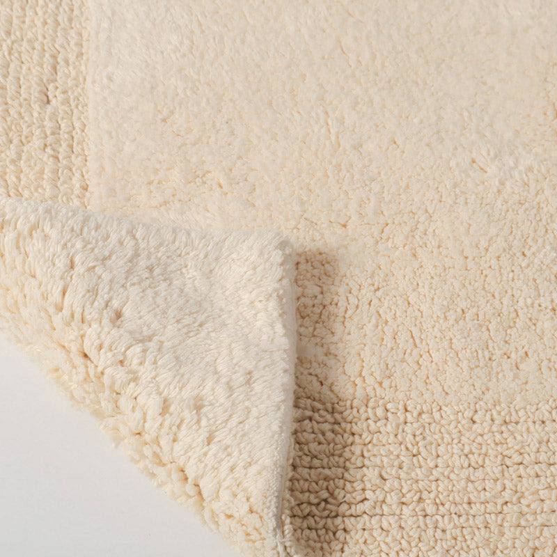 ESQ Living Lynn Reversible Handloom Bathmat - Beige