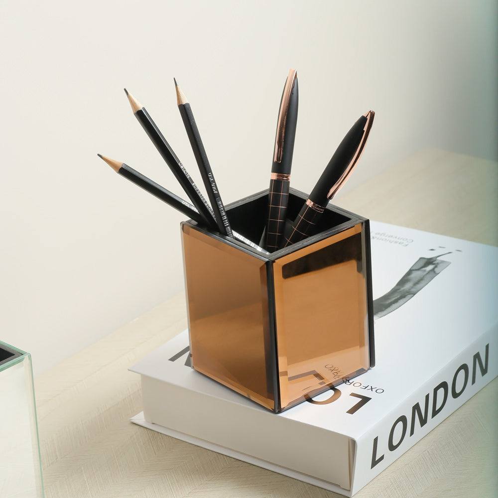 ESQ Living Mirror Brush Organiser - Bronze