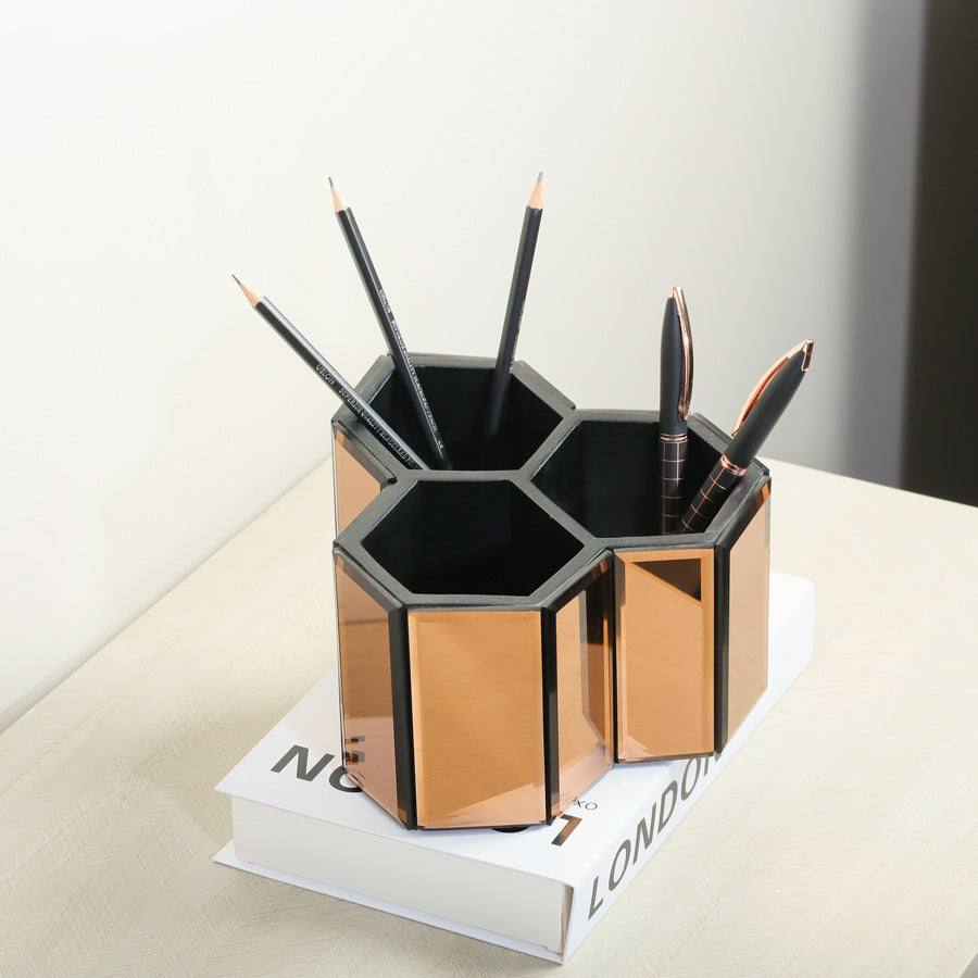 ESQ Living Mirror Trio Organiser - Bronze