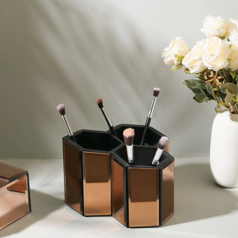 ESQ Living Mirror Trio Organiser - Bronze