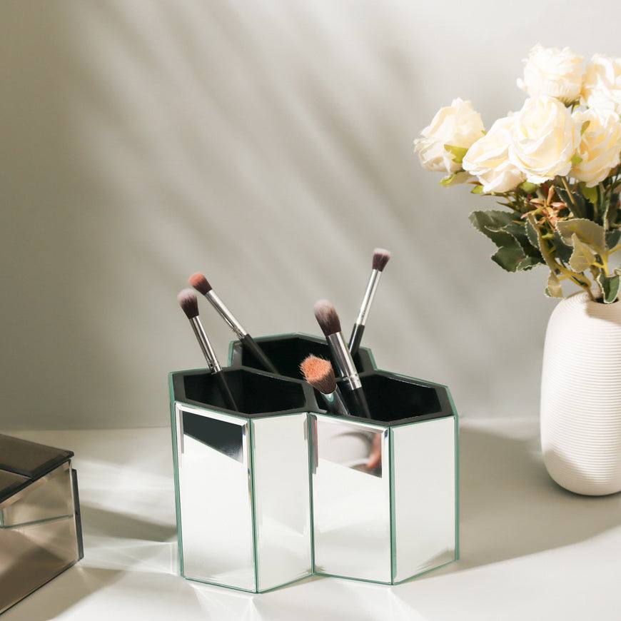 ESQ Living Mirror Trio Organiser - Silver