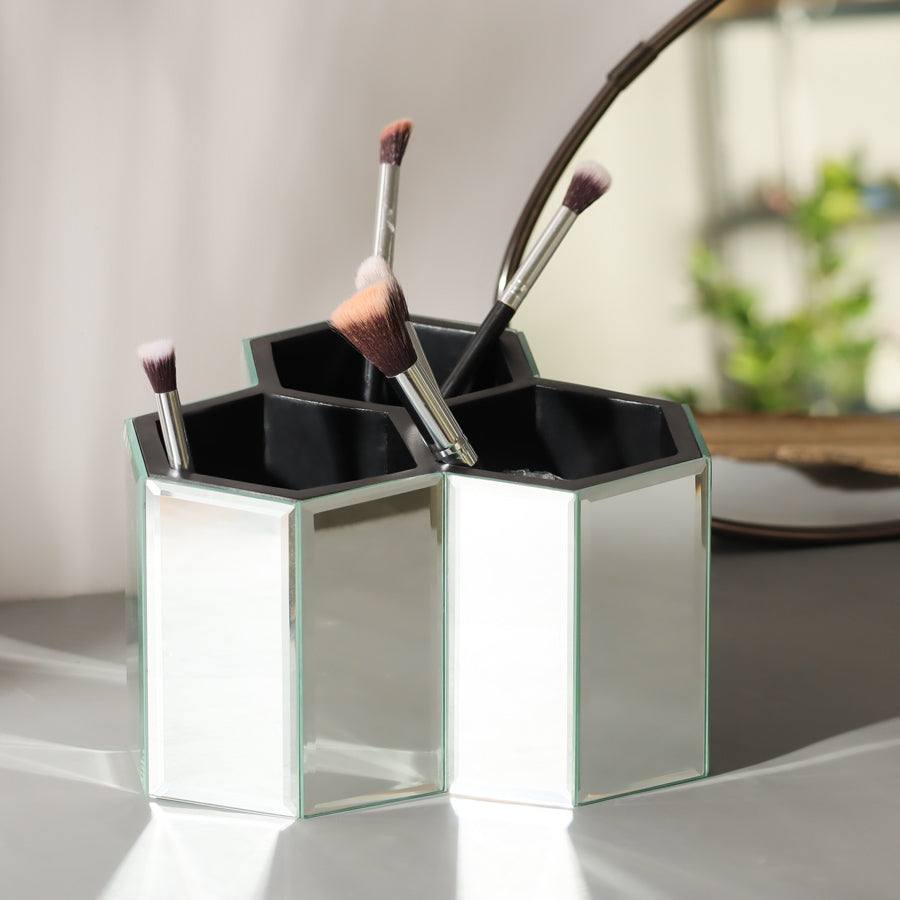 ESQ Living Mirror Trio Organiser - Silver