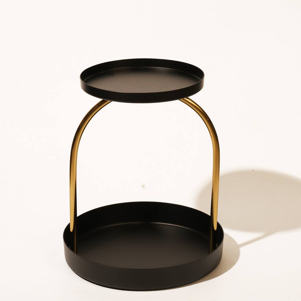 ESQ Living Nora Arched 2-Tier Tray - Black