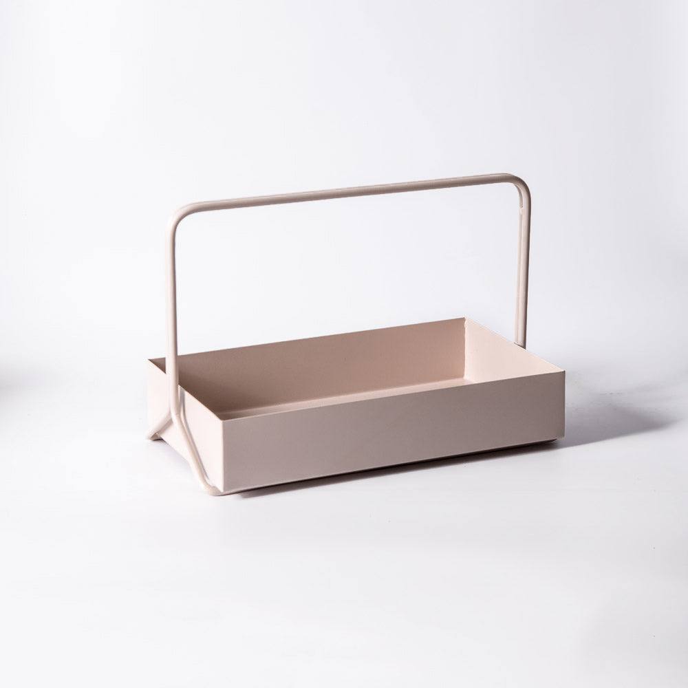 ESQ Living Posta Metal Caddy Large - Taupe