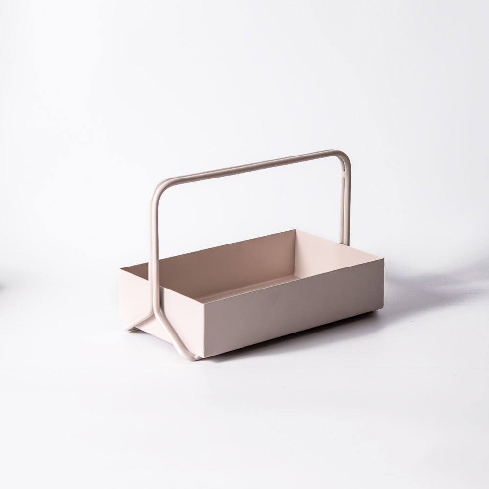 ESQ Living Posta Metal Caddy Medium - Taupe