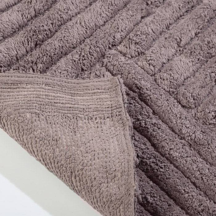 ESQ Living Willow Herringbone Tufted Bathmat - Grey
