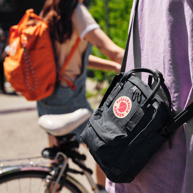 Fjallraven Kanken Sling Bag Black Modern Quests