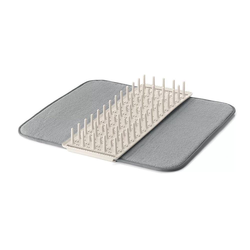 Guzzini Italy Dry & Safe Dish Drainer with Mat - Milk White