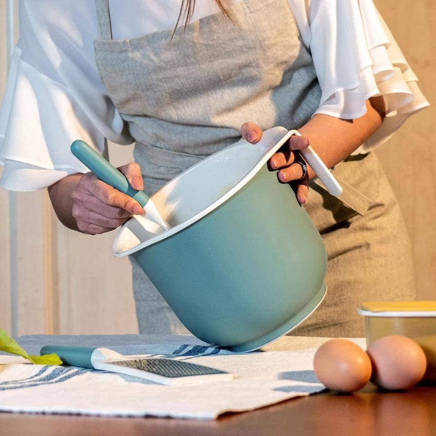 Guzzini Italy Re-Gen Mixing Bowl - White Green