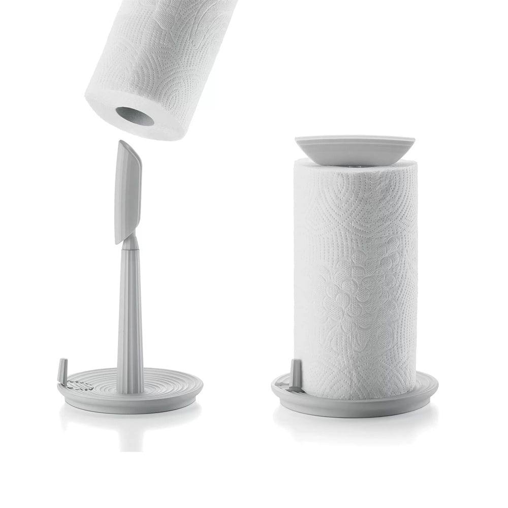 Guzzini Italy Stop & Tear Kitchen Roll Holder - Matt Grey