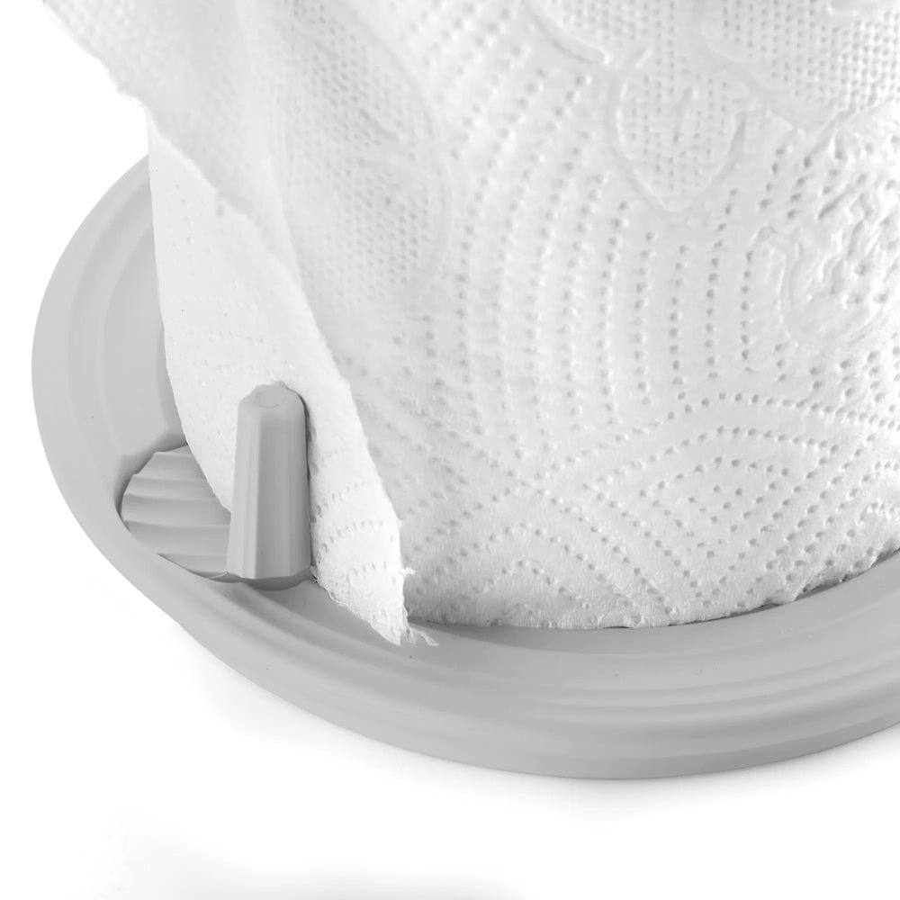 Guzzini Italy Stop & Tear Kitchen Roll Holder - Matt Grey