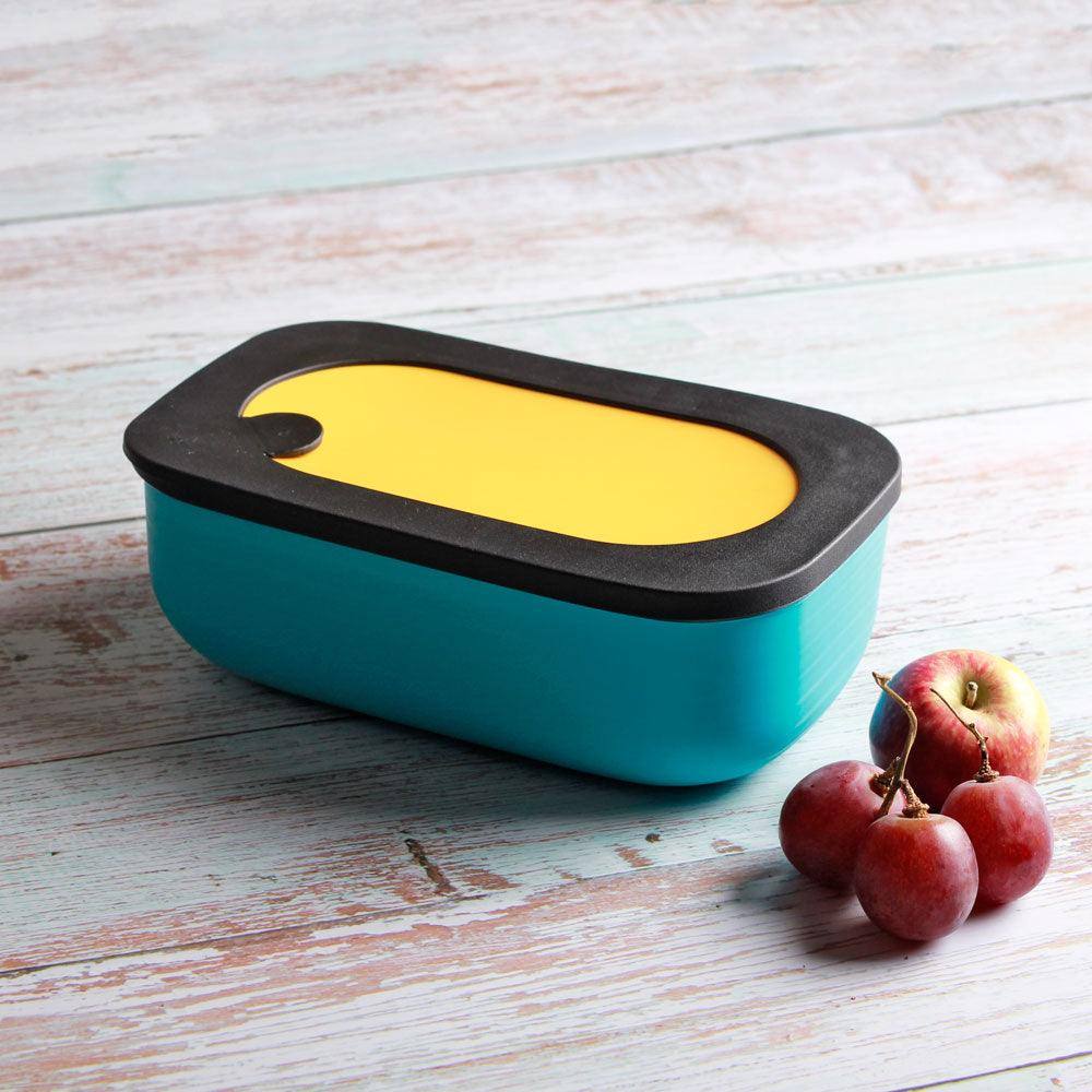 Guzzini Italy Store & Go Lunch Box - Blue Yellow