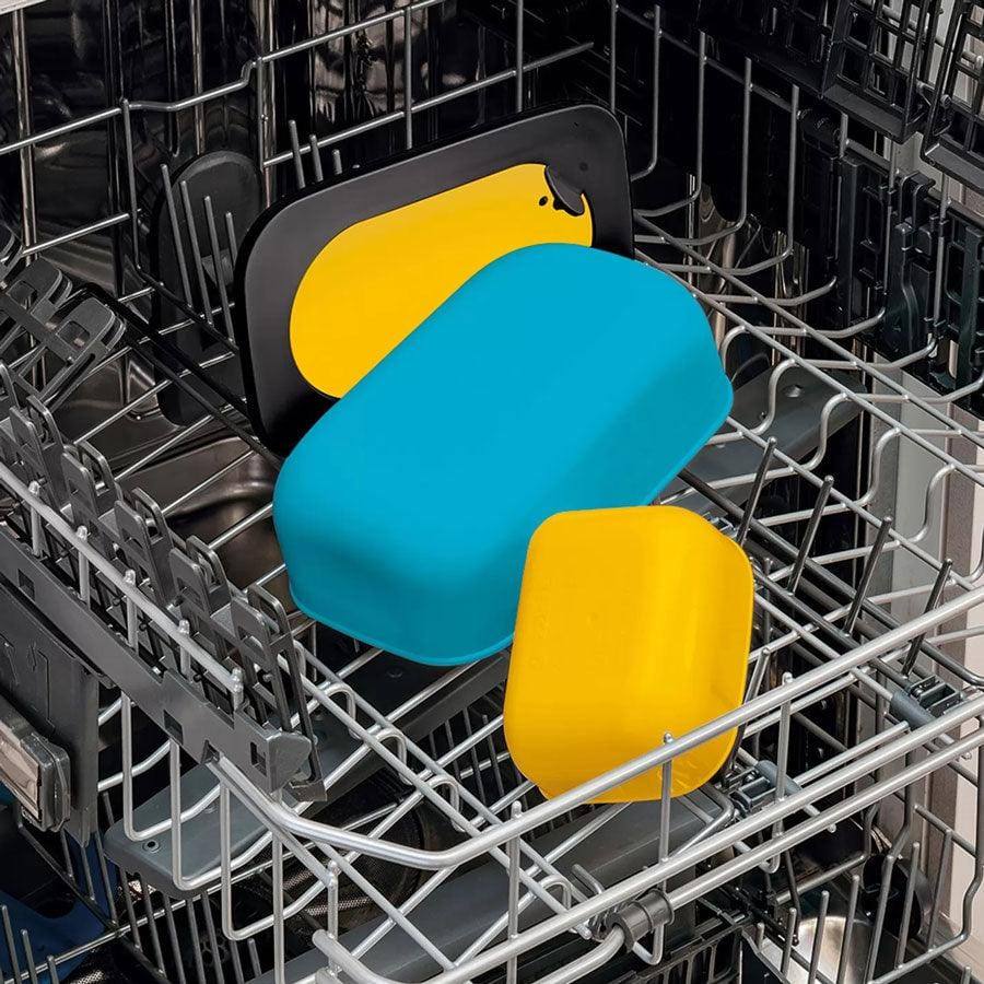 Guzzini Italy Store & Go Lunch Box - Blue Yellow