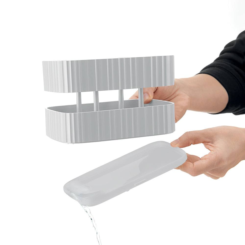 Guzzini Italy Tidy & Safe Sink Caddy - Grey