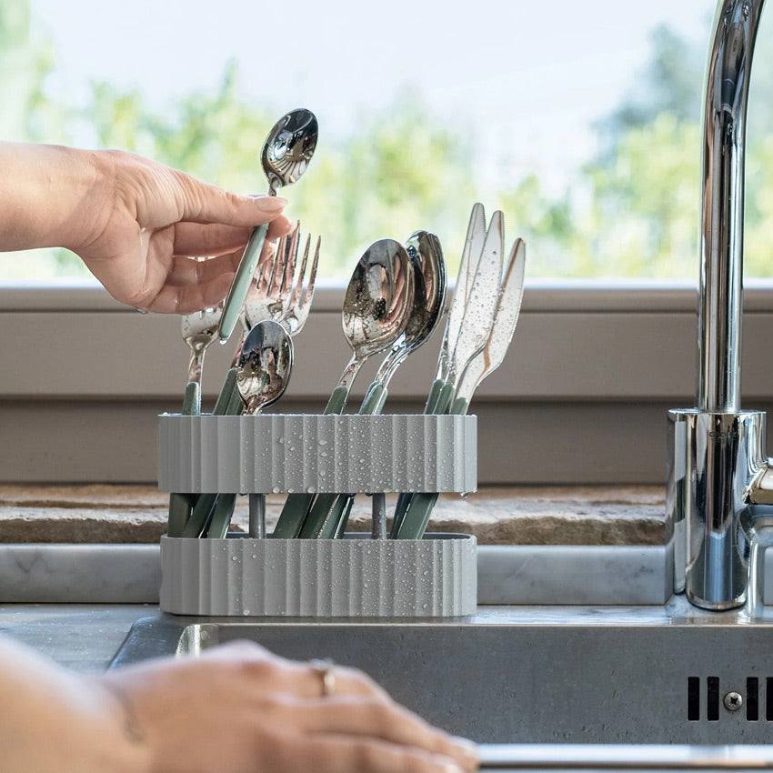 Guzzini Italy Tidy & Safe Sink Caddy - Grey