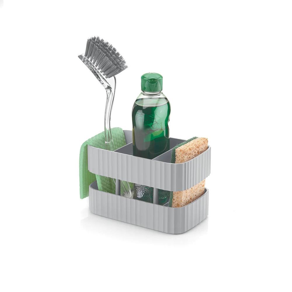 Guzzini Italy Tidy & Safe Sink Caddy - Grey