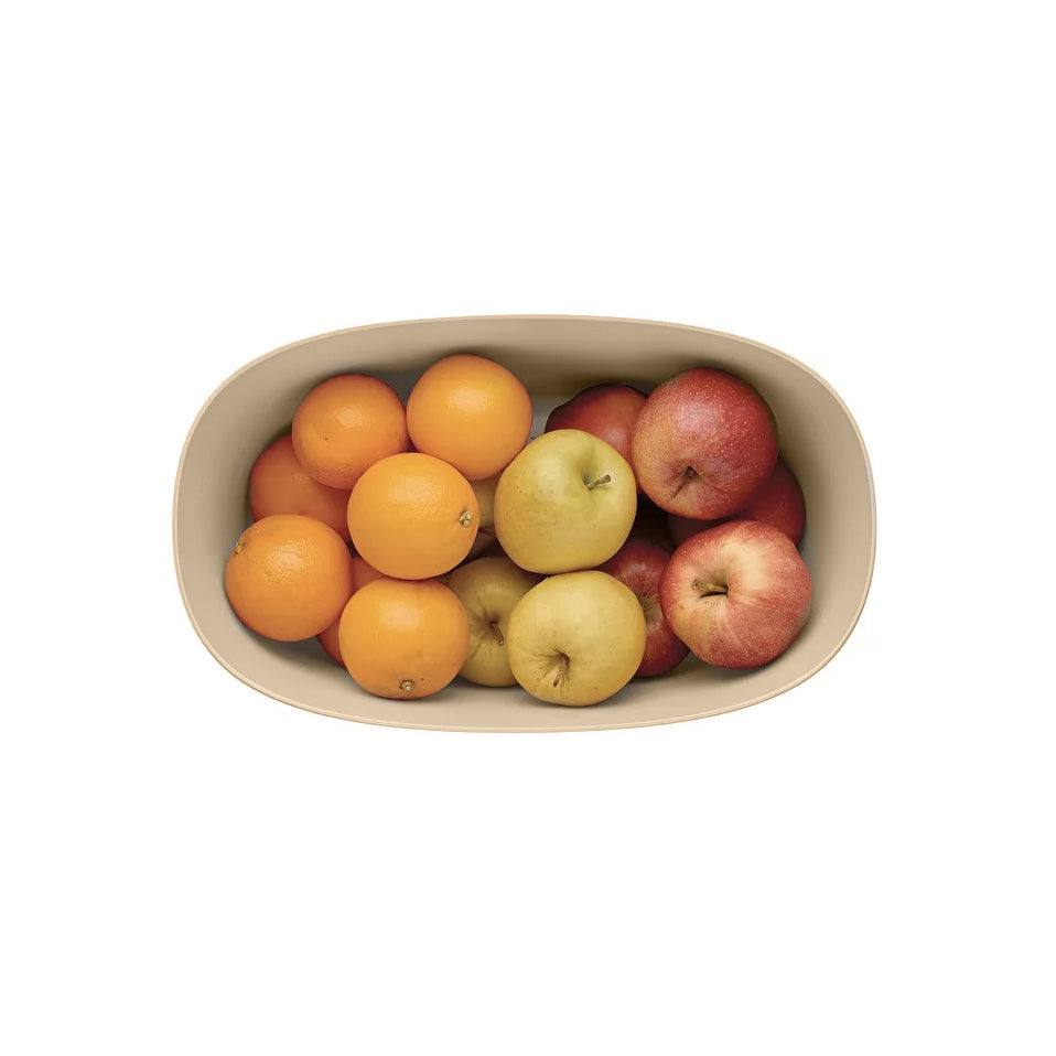 Guzzini Italy Tierra Bread Box With Board Large - Clay