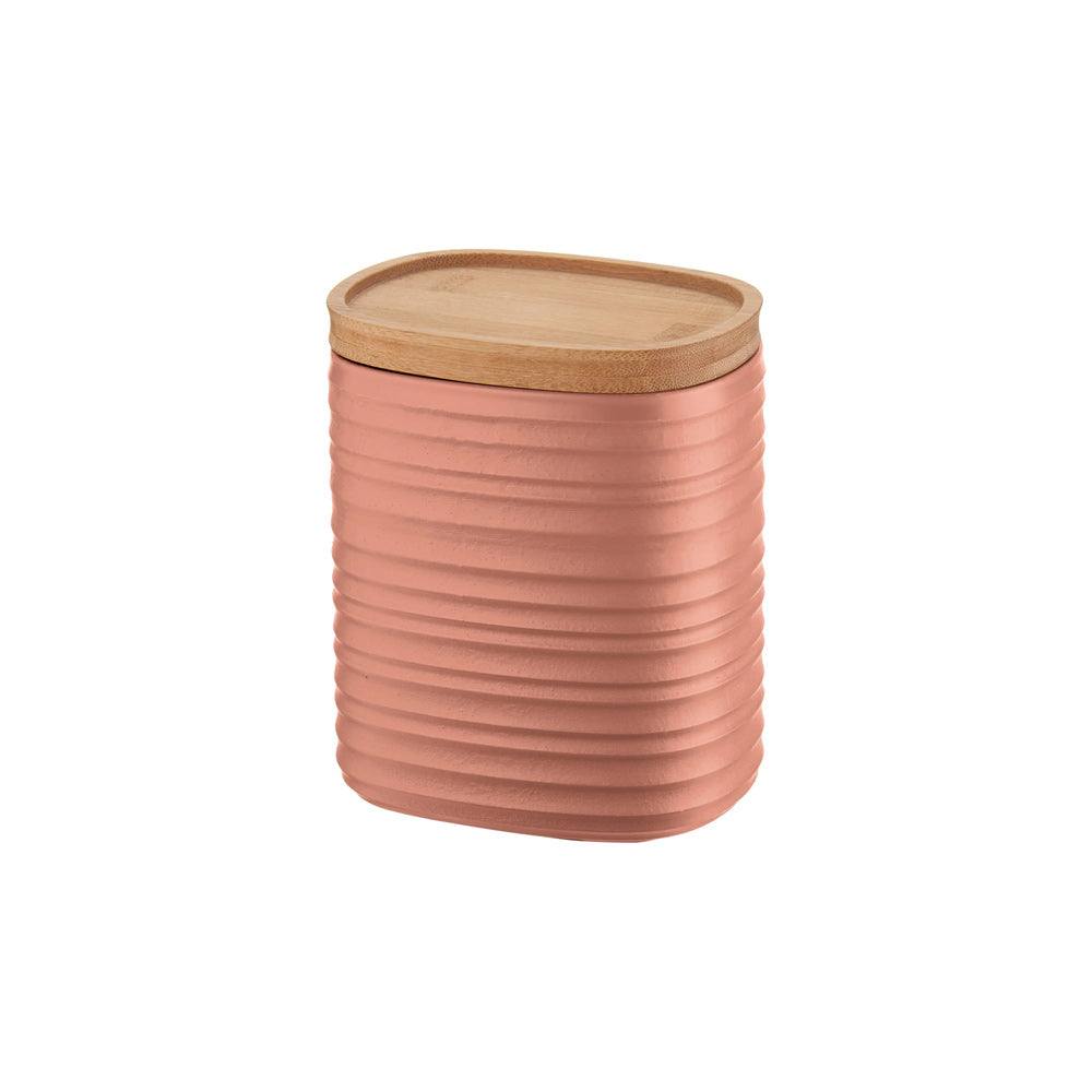 Guzzini Italy Tierra Storage Jar Medium - Dark Terracotta